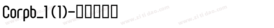 Corpb_1 (1)字体转换